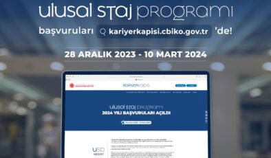 Ulusal Staj Programı 2024 Yılı Başvuruları Açıldı
