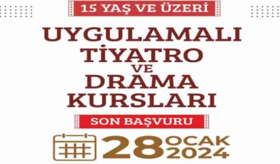 Diyarbakır’da ücretsiz tiyatro kurs kayıtları başladı