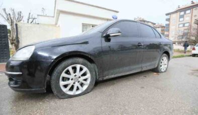 Gaziantep’te 200 aracın lastiği patlatıldı