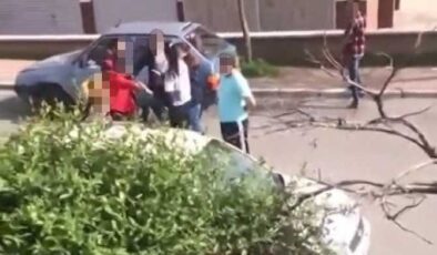 Gaziantep’te kadınlar arasında sopalı kavga