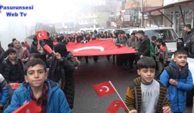 Kulp’ta Şehitlere saygı yürüyüşü düzenlendi
