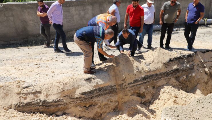 Lice altyapı ve içme suyu projesinde çalışmalar sürüyor