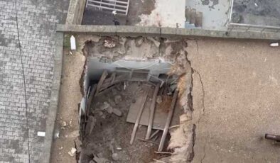 Nusaybin’de kerpiç ev çöktü