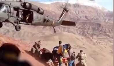 Şırnak’ta çoban dramı: helikopterle kurtarıldı