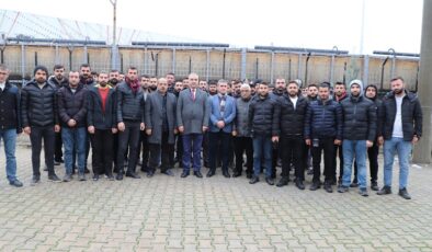 DİSKİ Müdürü personelleriyle bir araya geldi