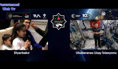 Uzaydan Diyarbakır’daki öğrencilere canlı ders