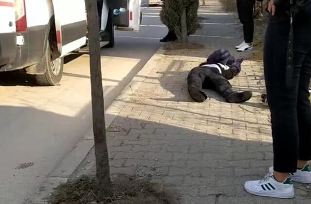 Üzerine teker düşen şahıs hayatını kaybetti
