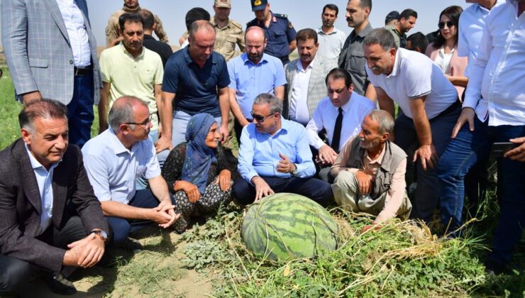Diyarbakır’da 30 bin dekarda 121 ton karpuz hasadı