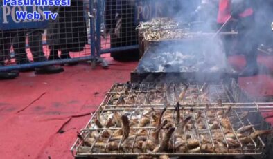 Van’da 1 ton hamsi şenliği