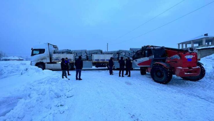 Yüksekova’ya AFAD’dan lojistik destek