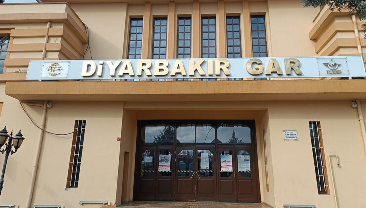 Diyarbakır Tren Garı 89 yıldır bölgeye hizmet veriyor