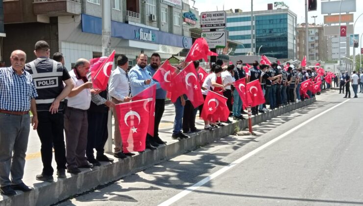 Cumhurbaşkanı Erdoğan’ın  Diyarbakır programına damga vuran görüntüler