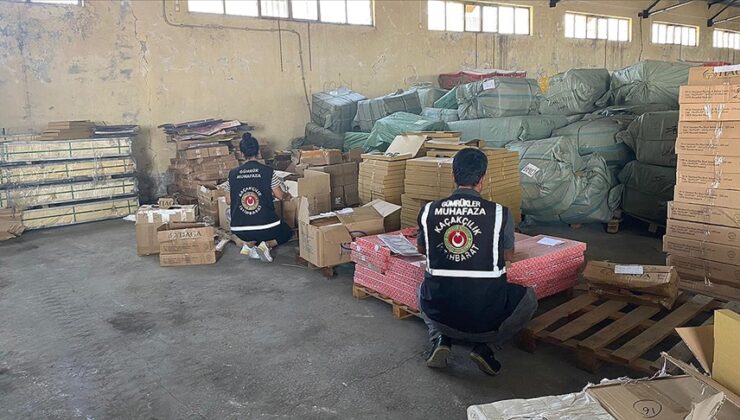 Gümrükte kaçak eşya operasyonu