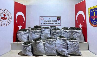 Diyarbakır’da yüklü miktarda esrar ele geçirildi