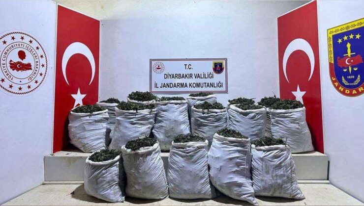 Diyarbakır’da yüklü miktarda esrar ele geçirildi