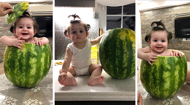‘Karpuz İçine Konan Bebek’ çalışkan olur