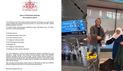 İstanbul Valiliğinden açıklama: Art niyetli, devlet aleyhine propaganda amacı taşıyor