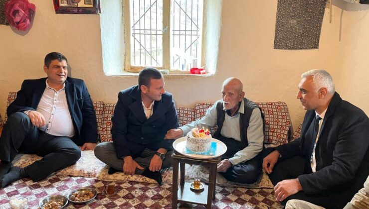 129 yaşındaki vatandaşın doğum günü kutlandı