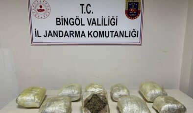 Bingöl’de odun arasında uyuşturucu baskını
