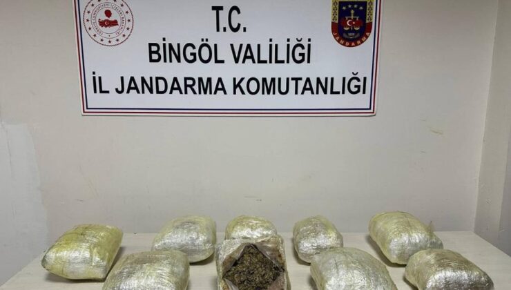 Bingöl’de odun arasında uyuşturucu baskını