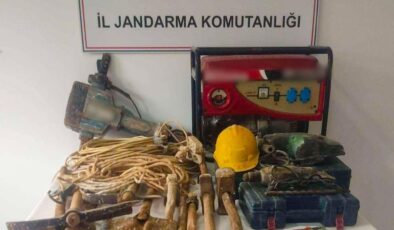 Adıyaman’da kaçak kazı operasyonu