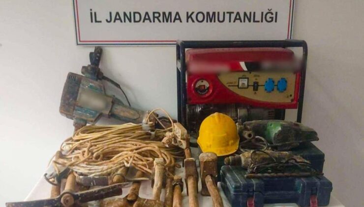 Adıyaman’da kaçak kazı operasyonu