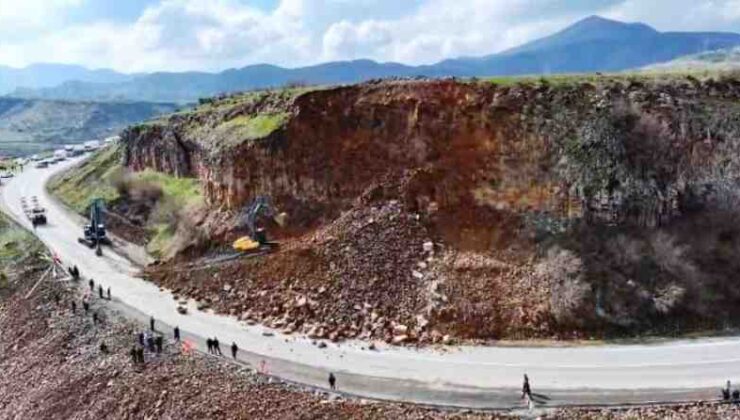 Bitlis-Baykan yolunda heyelan alarmı