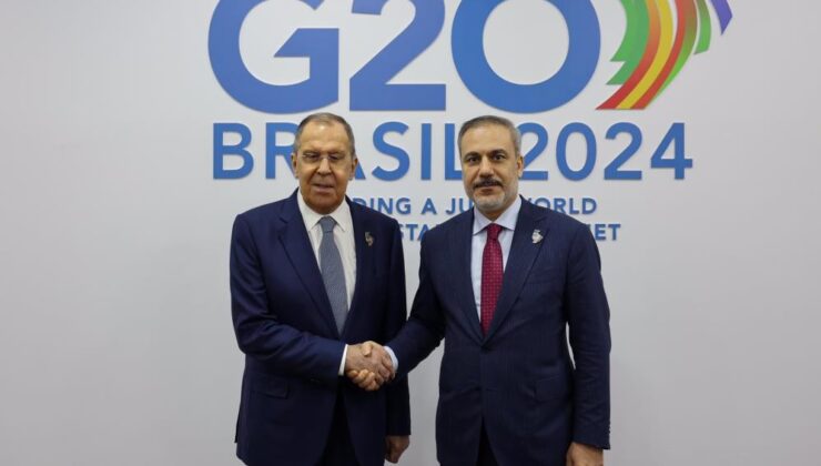 Bakan Fidan, Rus mevkidaşı Lavrov ile görüştü