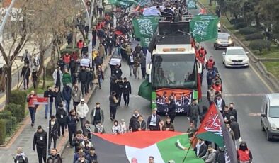 Diyarbakır ve Batman’da İsrail protestosu