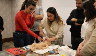 Diyarbakır’da yeni doğum eğitimi
