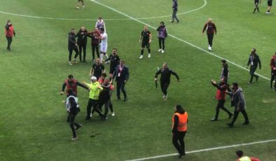 Elazığ’da maç sonu kavga çıktı