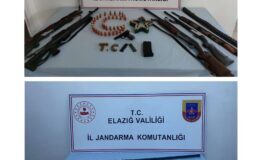 Elazığ’da ruhsatsız silah operasyonu
