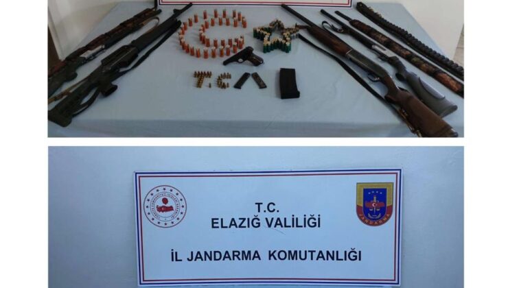 Elazığ’da ruhsatsız silah operasyonu