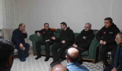 Erzincan’da maden faciasına bakan desteği
