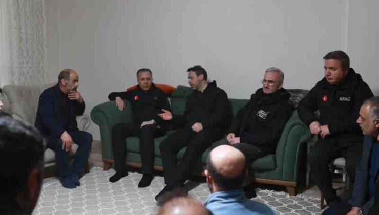 Erzincan’da maden faciasına bakan desteği