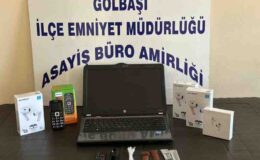 Gölbaşı’nda hırsız yakayı ele verdi