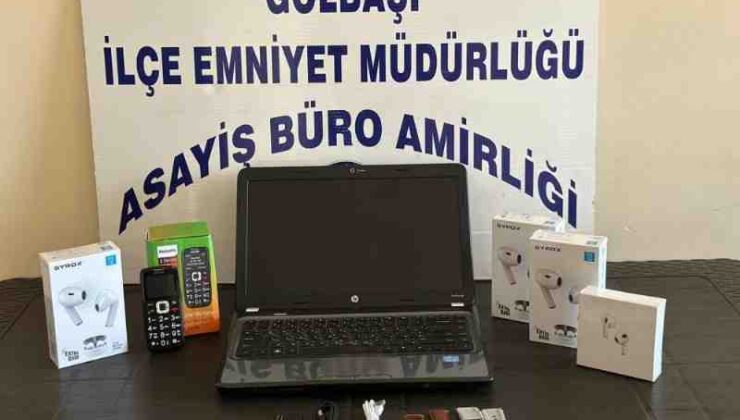 Gölbaşı’nda hırsız yakayı ele verdi
