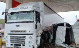 Gölbaşı’nda korkutan kaza: 2 yaralı