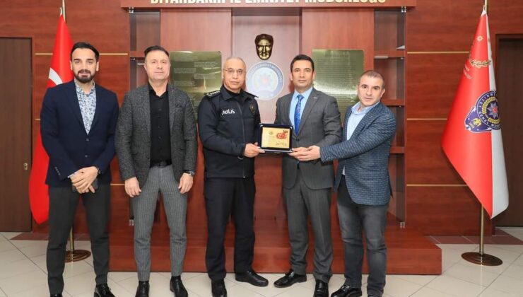 GSYD’den Emniyet Müdürü Kaya’ya teşekkür ziyareti