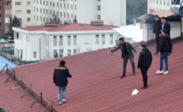 Çatıdan kurtarma operasyonu