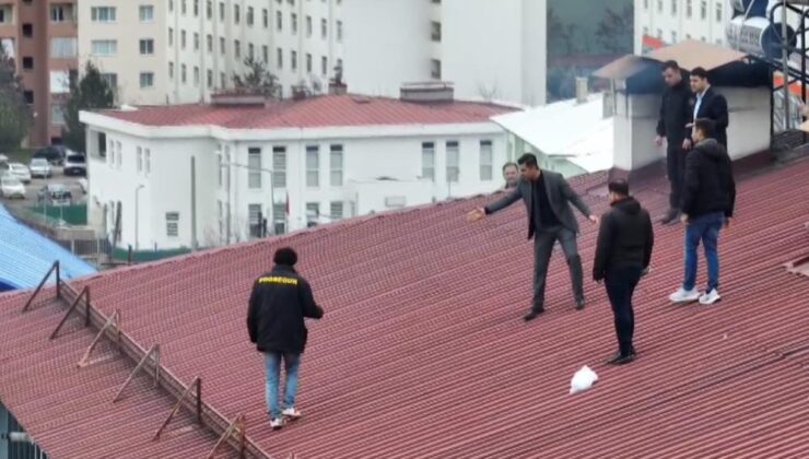 Çatıdan kurtarma operasyonu