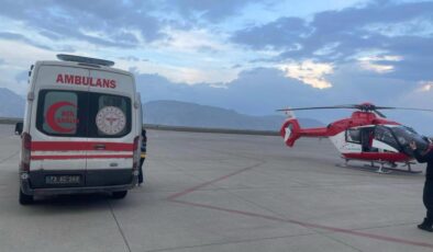 Minik Sertaç’a yaşam uçuşu