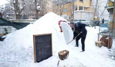 Muş’ta İglo kafe ilgi odağı