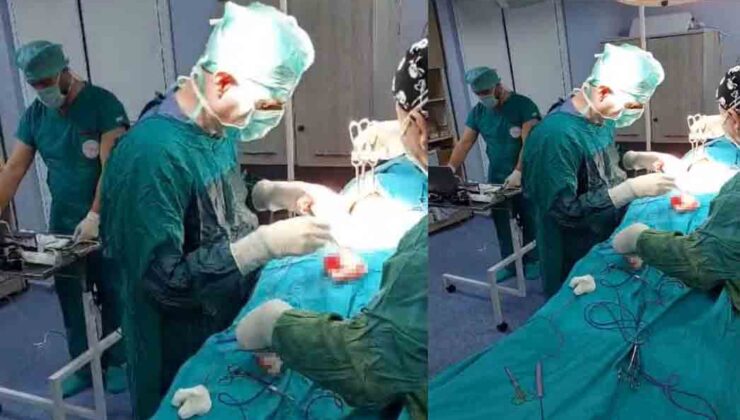 Siirt’te ses telleri korunan guatr ameliyatı
