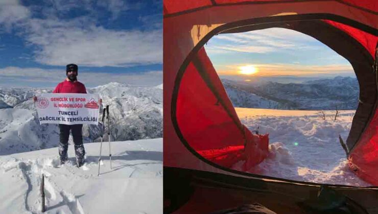 Tunceli’de eksi 23’te dağcı kampı
