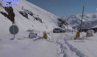 Van’da çığ yolu: önlemlerle hayat kurtuluyor