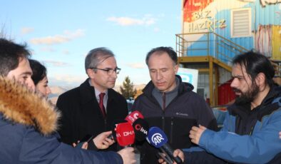 Erzincan’da maden ocağındaki toprak kayması incelendi