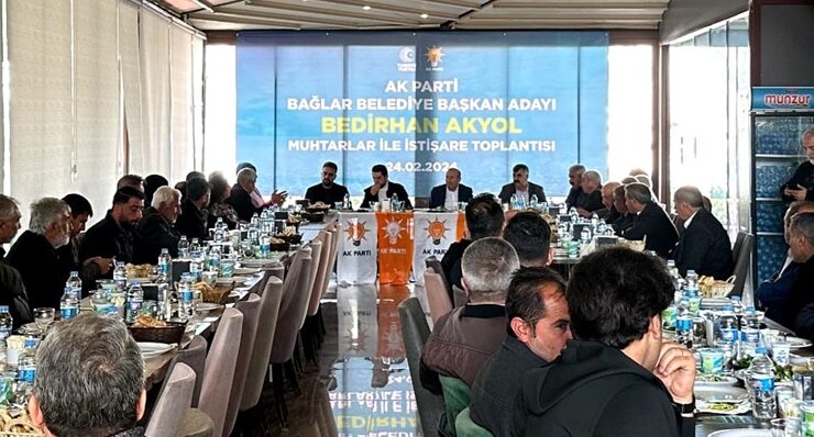 Belediye Başkan Adayı Akyol: “Muhtarlarımızın talepleri öncelikli hedeflerimizdir”