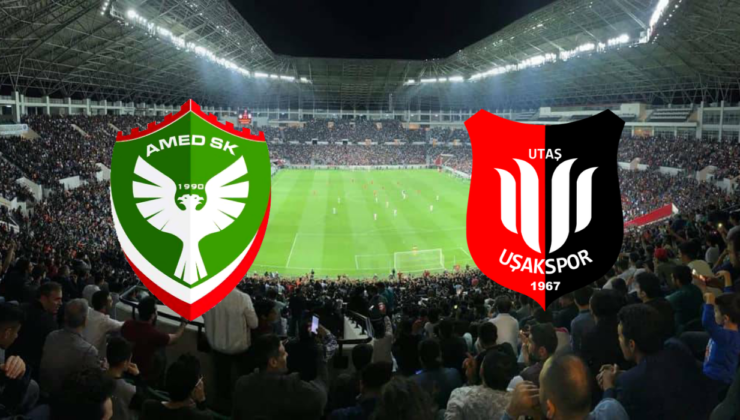 Amedspor-Uşakspor:  4-0 maç devam ediyor