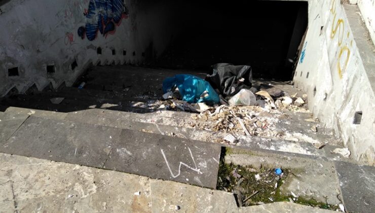 Yenişehir’in Bağlar’a açılan çöplük geçidi
